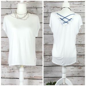 Gap Double Crisscross Back Top NWOT Size M